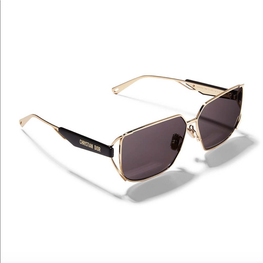 DIOR
ArchiDior 61mm Cutout Square Metal Sunglasses Gold/Smoke